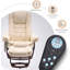 Fauteuil inclinable électrique pivotant avec repose-pieds Jamillah, pivotant sur 360 degrés-481945444