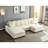 Modular With Corduroy Fabric, 5 Seater Oversized L & U Shape, High Foam Cushion, Pillows, Relaxing Seating, Easy Assembly For Living Area Upholstered Sectional , Ultra Comfort Padding, Thick ,