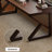 Nut-brown Rectangular Solid Wood desk-80725971