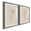 Floral Contour Study III Premium encadré mat - prêt à être accroché-1014923295-1014923288
