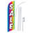 Double Sided 144'' H x 30'' W Polyester Flag Set
