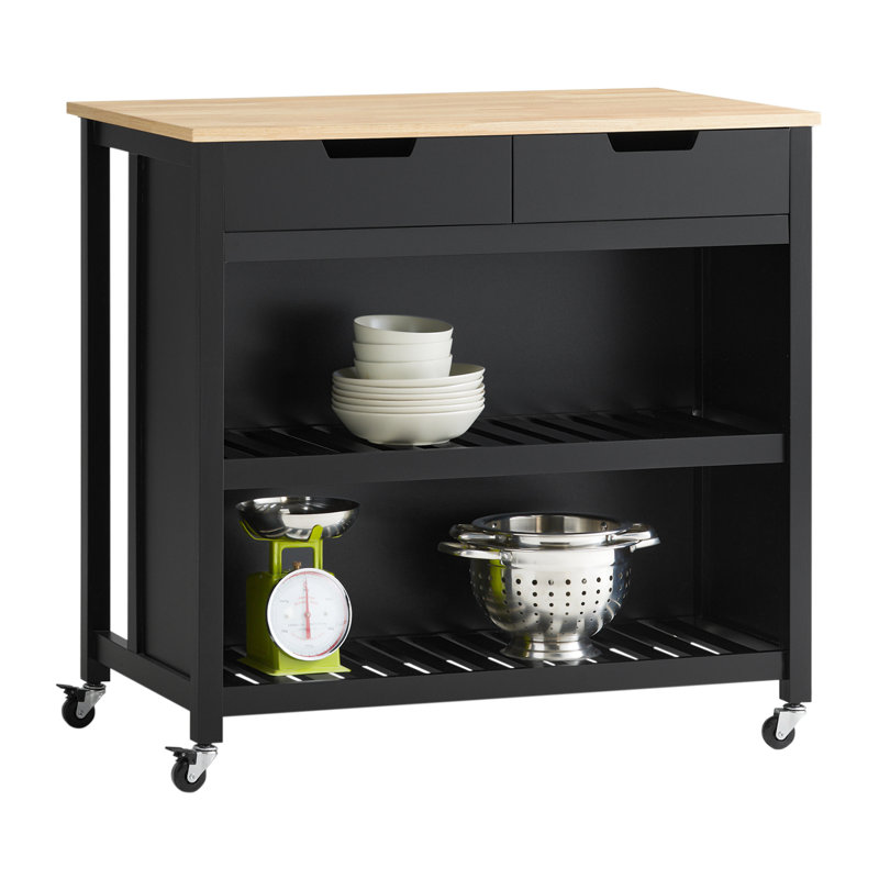 Mitul 98cm W Kitchen Island on Wheels