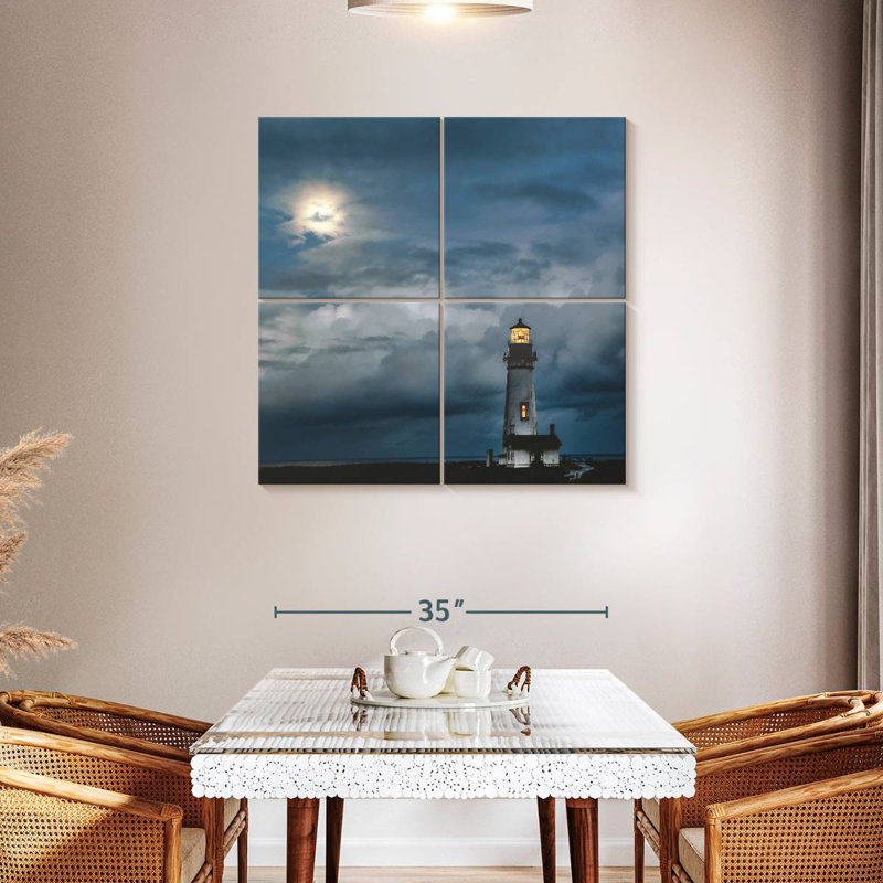 Aletra Lighthouse In Moonlight