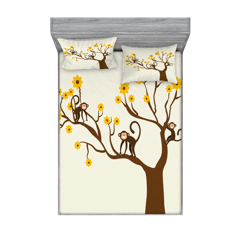 Microfiber Sheet Set, Full Sheet Set with Fitted Sheet