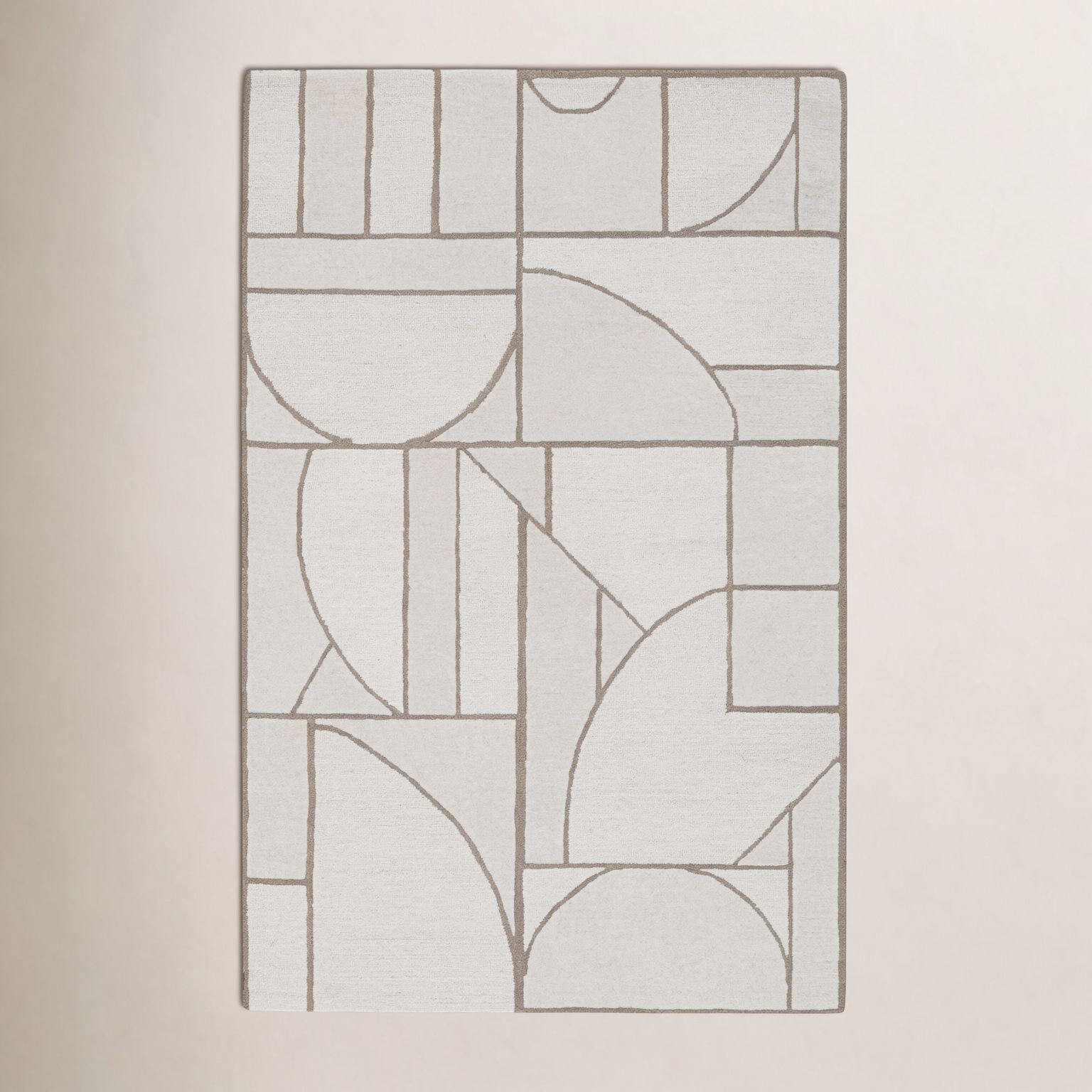 Helaine Hand-Tufted Abstract Wool Rug, Rectangle 2' x 3'