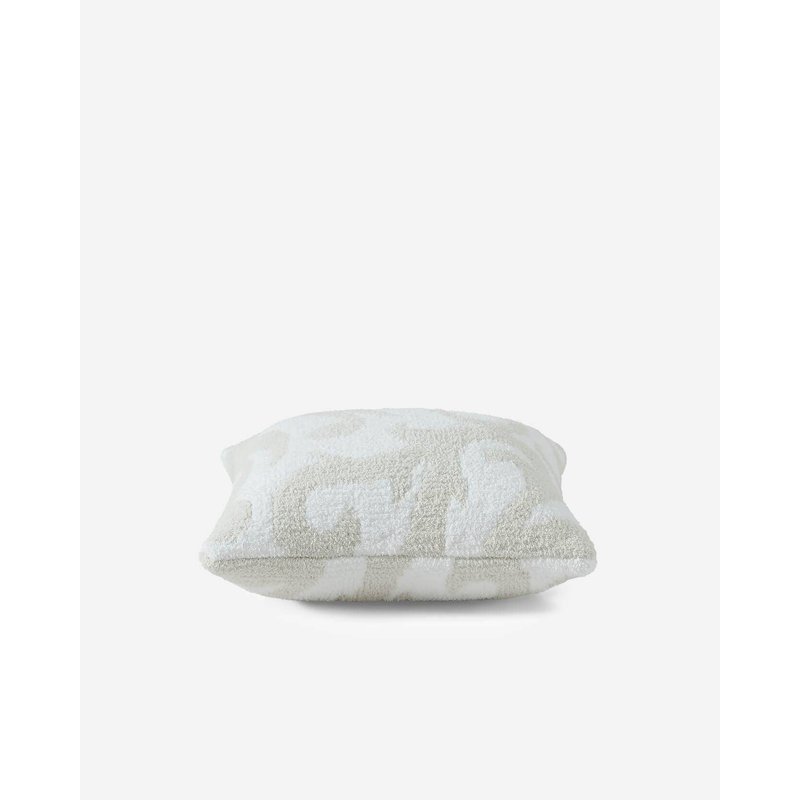 Coussin Casablanca, Fleurs blanc clair/blanc lys