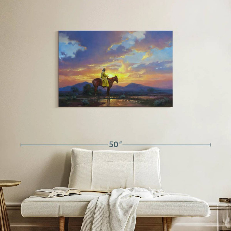 Lelar Sun Burn, 24" H x 36" W