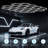Modern Hexagon LED Ceiling Light with 22 Grids, DIY Honeycomb Design for Garage, Studio, Gym or Game Room