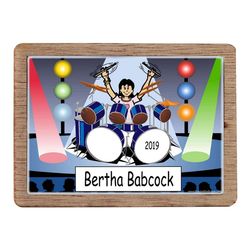 Batteur personnalisé - aimant en bois pour femme - excellent cadeau!, Oui