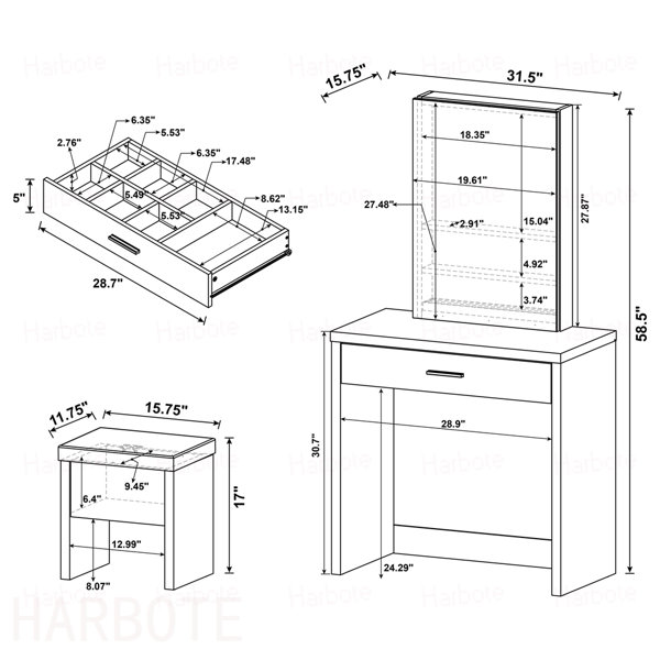 Dimensions du produit