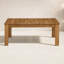 Table basse d'extérieur en eucalyptus Lanie