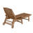 Outdoor HDPE Reclining Lounge Chaise With Wheels & Cup Holder-402390993