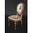 Upholstered Side Side Chair in Brown