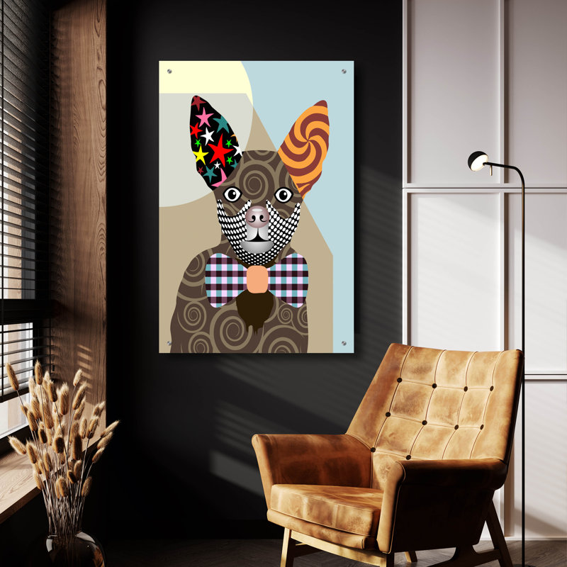 «Chihuahua Dog» par Lanre Adefioyue, H 36 po x l 24 po x P 0,2 po