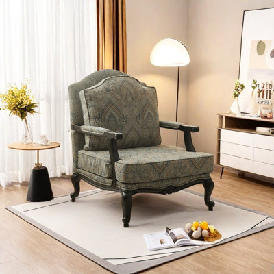 Wide Backrest Durable Wood Chair