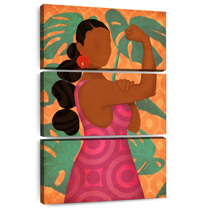 Leisha Boho Pin-Up Beauty, H 57 po x l 36 po