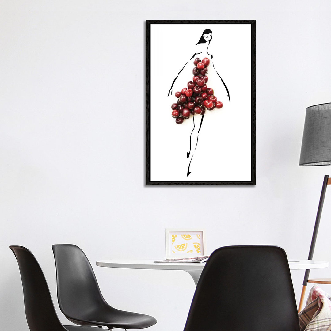 Cherrybomb von Gretchen Roehrs - Galerie-verpackte Leinwand Giclée auf Leinwand