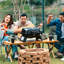 Barbecue au gaz de table Royal Gourmet avec pieds pliables, noir
