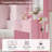 Small Vanity Desk Set With 3 Adjustable Lighted Mirror-914541371