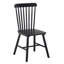 Lot de 2 chaises de salle à manger, en bois d'hévéa, chaise de salle à manger, chaise en bois massif, chaise de table en bois massif, chaise de salon, style simple