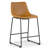 Upholstered Counter Stool with Metal Frame-368227588-339263135