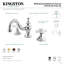 Vintage Widespread Lavatory Bathroom Faucet with Brass Pop-Up-20327007