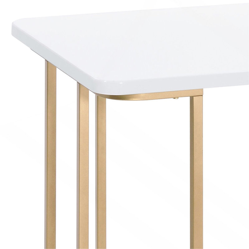 Bureau d'écriture doré
