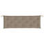  Ensemble de 2 coussins de banc de jardin en tissu Oxford taupe (100% polyester)-1957354200-1957354201-1957354202