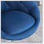 Fauteuil d'appoint pivotant en velours capitonné-108814538