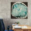  «Atlantis 1» par Alicia Ludwig, art mural sur toile, 37 po x 37 po