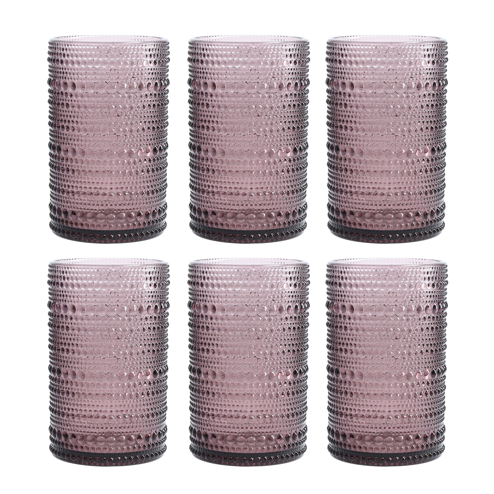 Jupiter Drinking Glass, Purple, 13 oz.