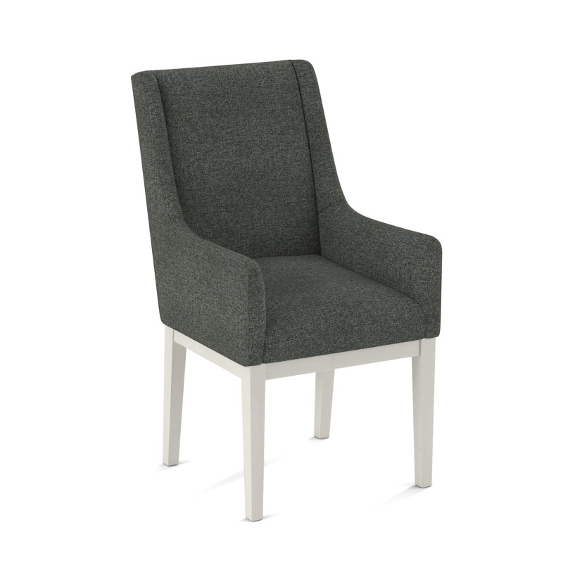 Upholstered Arm Chair, White, 61703-88