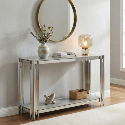 Kya 120cm Stone Top Console Table
