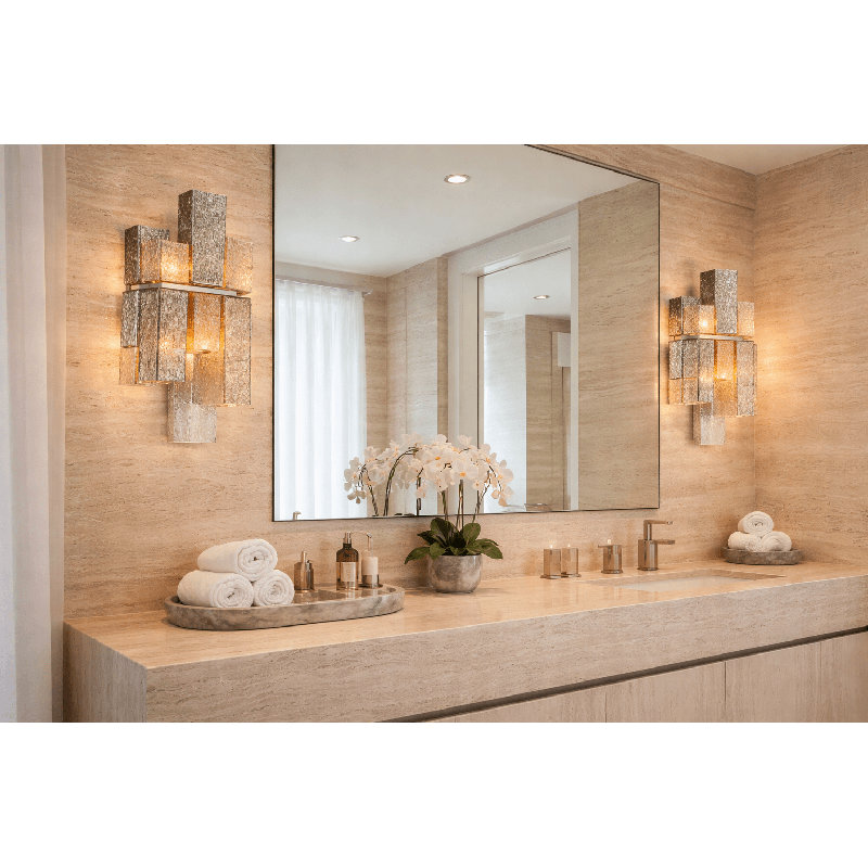 Cubist 2-Light Wall Sconce