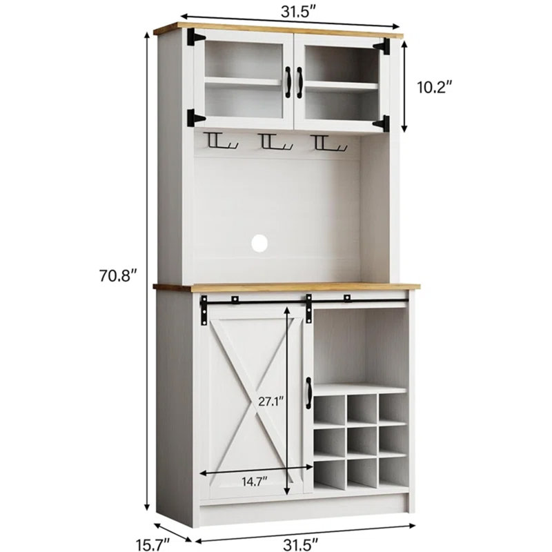 Ensemble de bureau 2 pièces avec bureau d'ordinateur et armoire 55 po