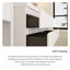 Meuble-lavabo double 59,05 po Quickel-148967817