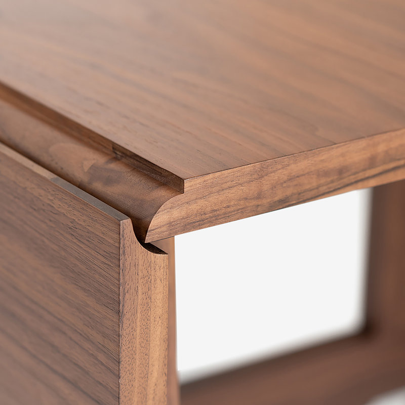 Marlow Dining Table, Brown Wood