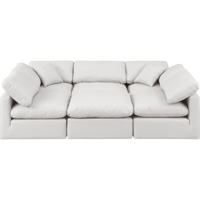 Itala Upholstered U-Shaped Sectional Reversible