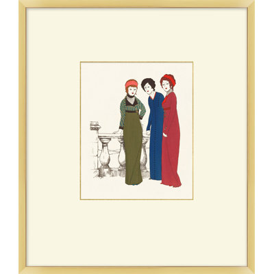 Nouveau Fashion Illustration 7 Painting
