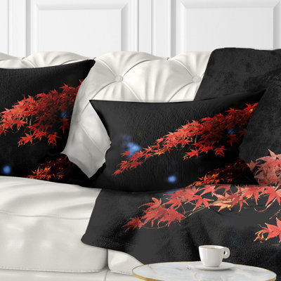 Coussin lombaire à feuilles d'automne 