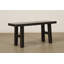 43 Inches Long Vintage Bench Distressed Black