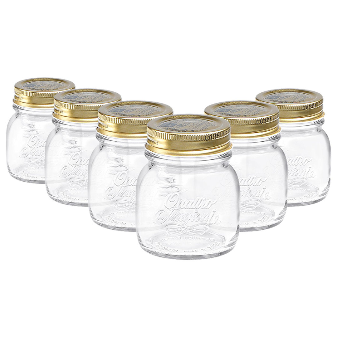 Bormioli Rocco Quattro Stagioni Glass Storage Jars