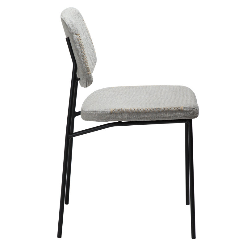 Menta Dining Chair, Beige, Black