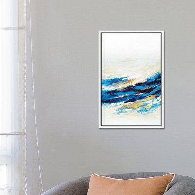 Serenity Wave 1 Piece Wall Art on Canvas
