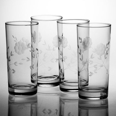 Janet 15 oz. Highball Glass Set