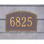 Cape Charles 1-Line Wall Address Plaque-991945335-991945320