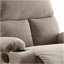 Fauteuil inclinable gris avec porte-gobelet-1466128318