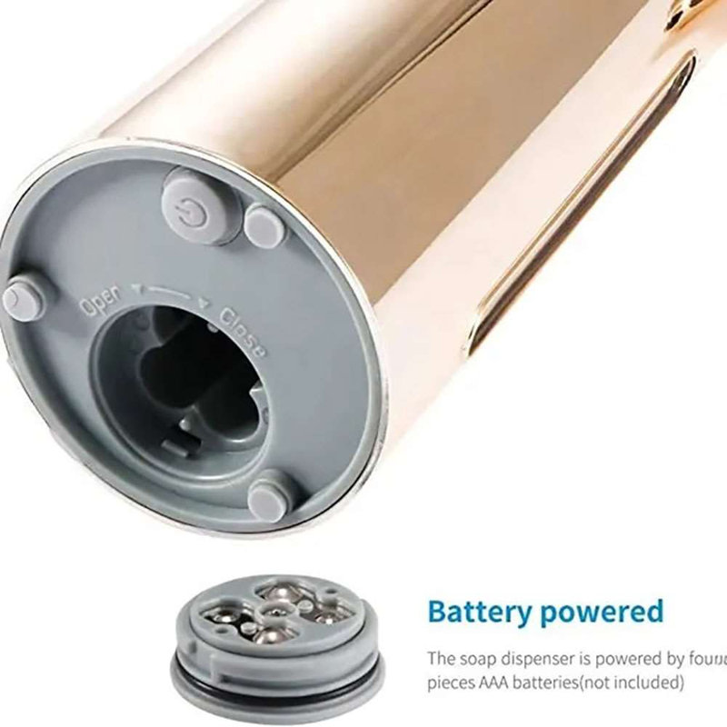 Gold Finish Commercial Deck-Mount Faucet with Touchless Sensor Activation