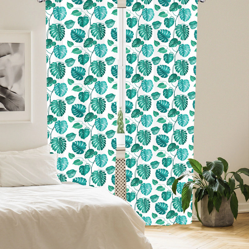 Semi-Sheer Rod Pocket Sliding Panel, 28" x 95"