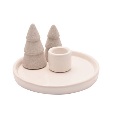 Ceramic Tabletop Candlestick
